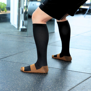 Copper Compression Socks White