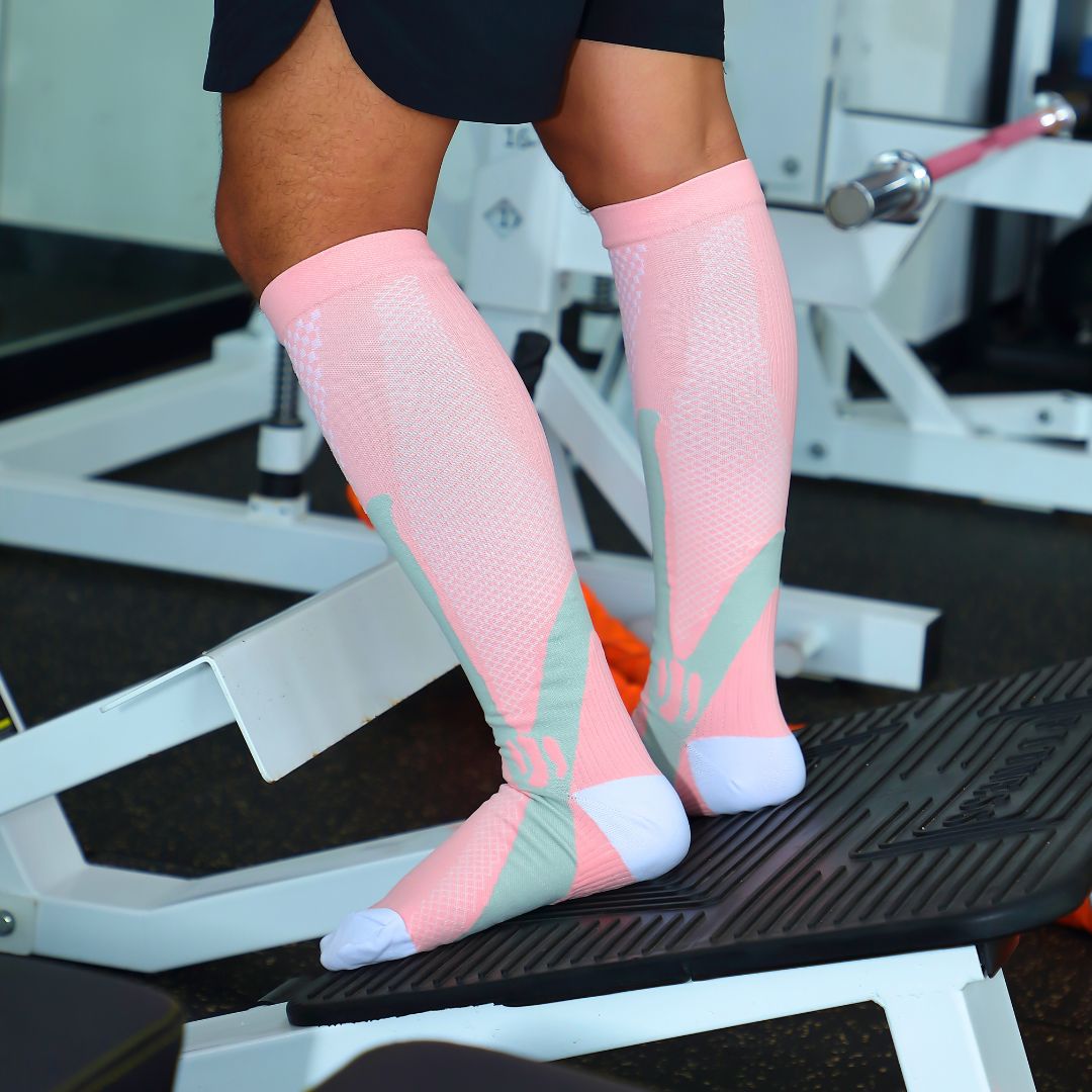 Vero Compression Socks Pink