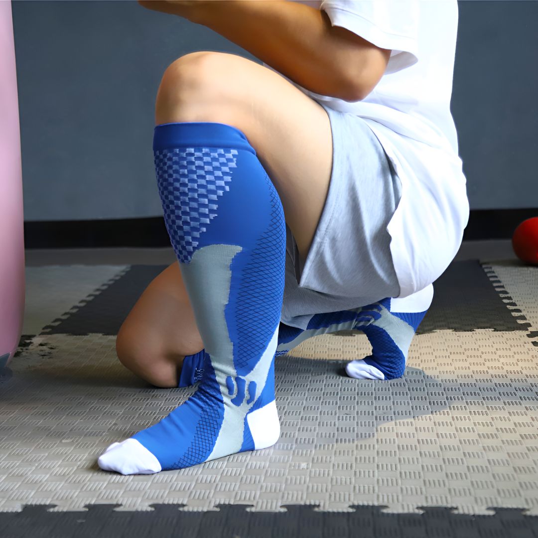 Vero Compression Socks Blue